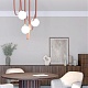 трековый однофазный светильник denkirs belty orb dk5551-bk
