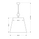 подвесной светильник kutek mood cero cer-zw-1 (z) 100