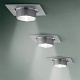 встраиваемый светильник sd 804 aluminium leucos