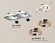 комплект встраиваемого светильника ambrella light techno spot xc (c7635, n7005) xc7635084