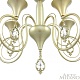 подвесная люстра arte milano 349920/5 cg