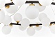 подвесная люстра lumina deco marsiada ldp 6033-40 bk+md
