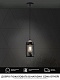 подвесной светильник seven fires timea wd4003/1p-bk-gd
