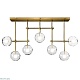 потолочный светильник delight collection globe mobile kg0835p-7a brass