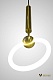 подвесной светильник am group am453 d200 gold