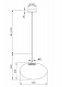 подвесной светодиодный светильник maytoni roca mod004pl-l5w3k