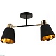 потолочный светильник illumico il6116-2cou-79 bk gd abelie