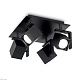 спот ideal lux mouse pl4 nero 156712