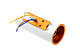 уличный настенный светильник designled lw-a0176s-wh-ww 003403