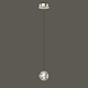 подвесной светильник delight collection frizzante md23030088-1a nickel/clear