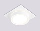 встраиваемый светильник ambrella light gx53 acrylic tech techno spot tn52421