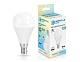 светодиодная лампа ambrella light bulbing e14 13w 4000k шар 451314