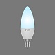 лампа светодиодная gauss e14 5,5w 4100к свеча матовая 1033126