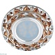 встраиваемый светильник fametto luciole dls-l130 gu5.3 chrome/brown