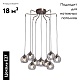 потолочная люстра vitaluce v4890-7/9pl