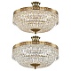 потолочная люстра bohemia ivele crystal 19011/45iv/led-dim g