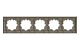 рамка пятиместная elbi zena 500-010300-250