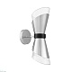 бра lumina deco fabro ldw 7013-2 chr+pr