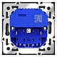 розетка встраиваемая voltum s70 с заземлением и защитными шторками, 16а, с usb, a+a, (черный матовый vls040408