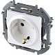 розетка с/з legrand inspiria 673720
