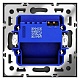 подсветка светодиодная встраиваемая voltum s70, (черный матовый) vls070608