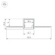 профиль arlight fantom-bent-w12-top-2000 anod 040327
