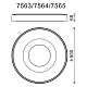 потолочный светильник mantra coin 7563