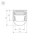 профиль arlight pds-regulor-2000 anod 013874