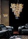 подвесная люстра crystal lux romeo sp10 gold d600