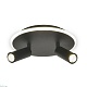 настенно-потолочный светильник escada 20046sma/02led bk