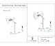 настольная лампа kink light камила 07717-t,19