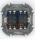 переключатель двухклавишный legrand inspiria 673667