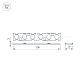 экран линзованный arlight sl-line-w20-55deg-540 041793