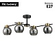 потолочная люстра lumion comfi emina 8059/4c