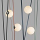 трековый однофазный светильник denkirs belty orb dk5555-bk