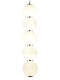 подвесной светодиодный светильник natali kovaltseva loft led lamps 81100/5c gold white