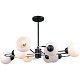 люстра на штанге illumico il0451-8pcsq-79 bk