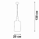 подвесной светильник vitaluce v2890-1/1s
