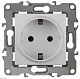 розетка 2p+e schuko эра 12-2101-01 б0014675
