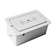 блок розеток lk-dms-742 (2 секции полуавтоматический 2 usb беспроводная зарядка) mebax 00-00002869