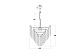 подвесная люстра garda decor 20md3373-9