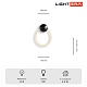 настенный светильник lightera tura le103w-43ba steel