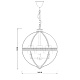 подвесная люстра delight collection residential km0115p-4l nickel