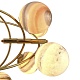 подвесная люстра delight collection planet kg1122p-13b brass