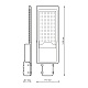 уличный консольный светильник gauss avenue 629534305