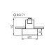 точечный светильник kanlux mini riti gu10 b/b 27578
