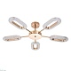 потолочная светодиодная люстра arte lamp ovale a2489pl-5go