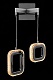 бра theona le7701/2w grey/black chrome