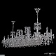 подвесная люстра bohemia ivele crystal 1453/18/195/1500 ni