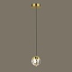 подвесной светильник delight collection md24001033-1a gold/clear